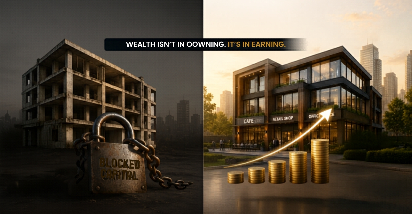 Owning property doesn’t make you rich. Cash flow does.